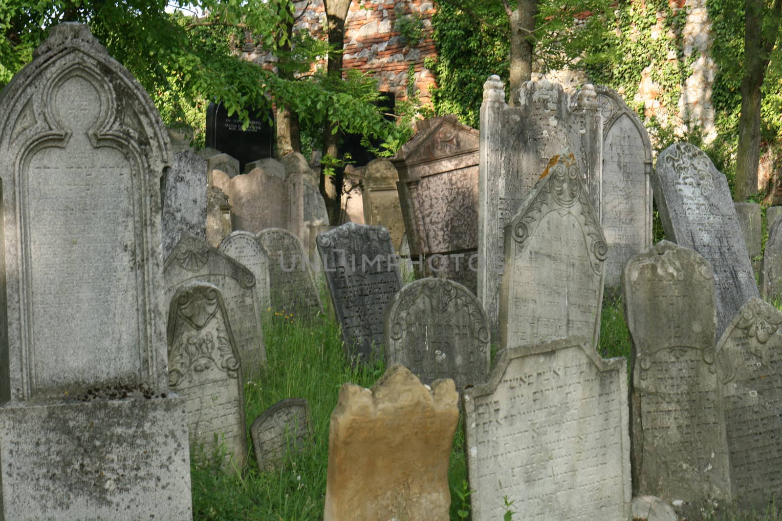 old jewish burial place in the czech republic