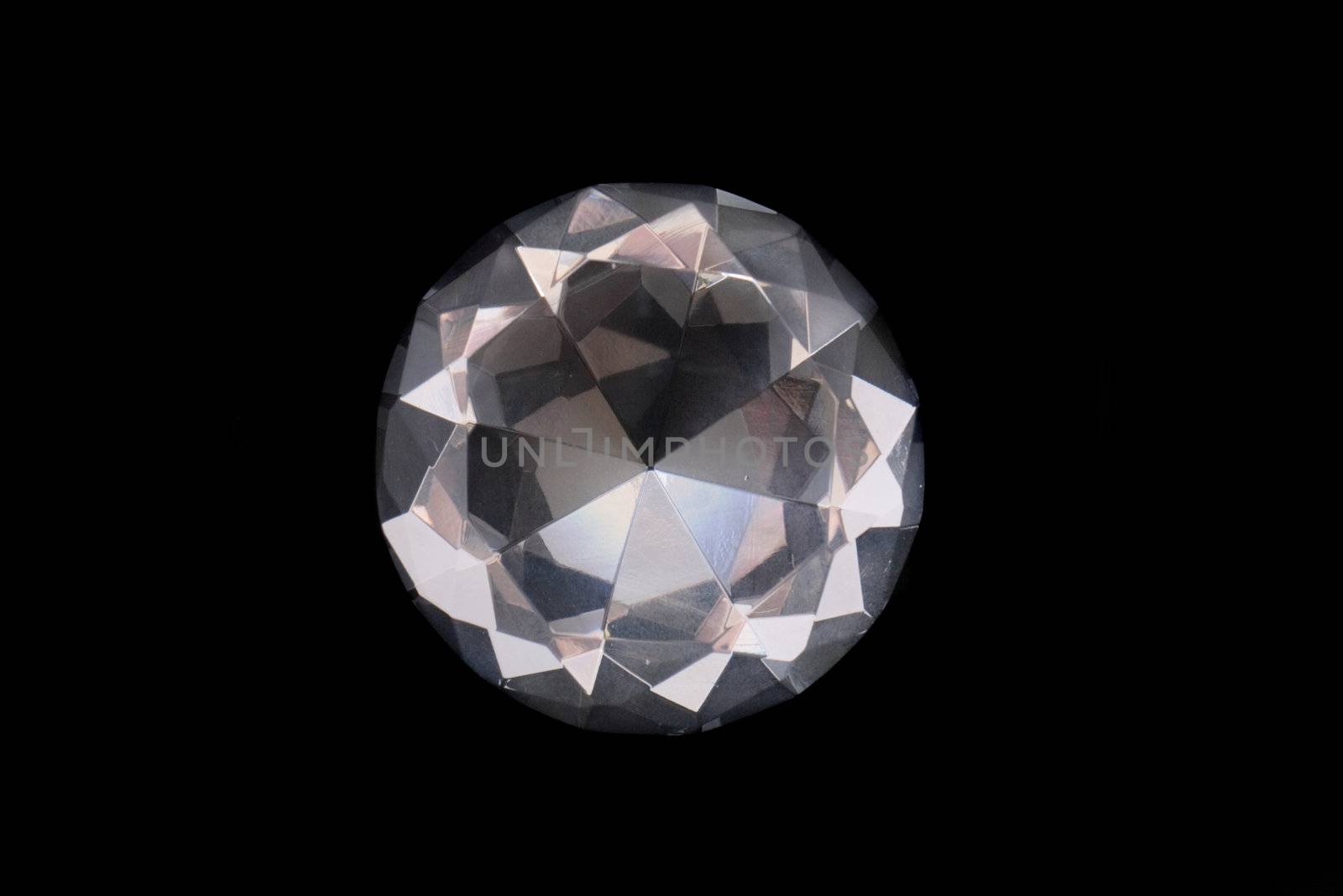 a big diamond on the black background