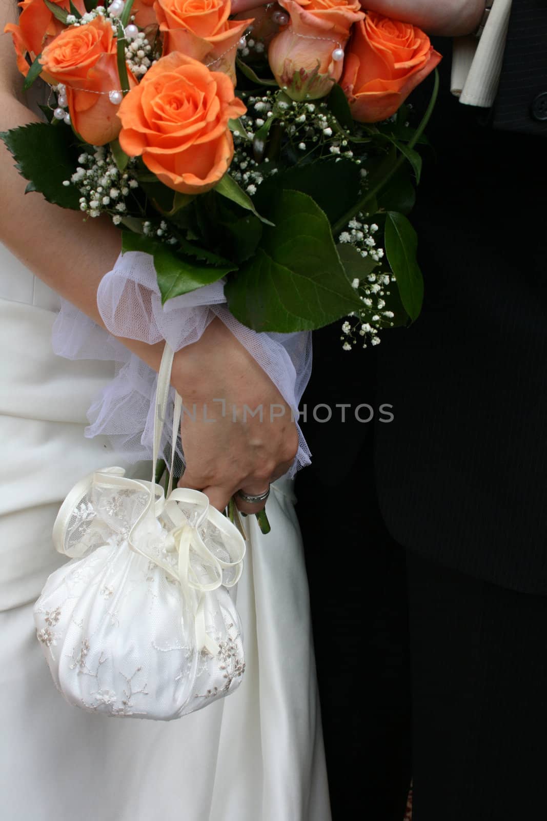 very romantic wedding background with the flowers