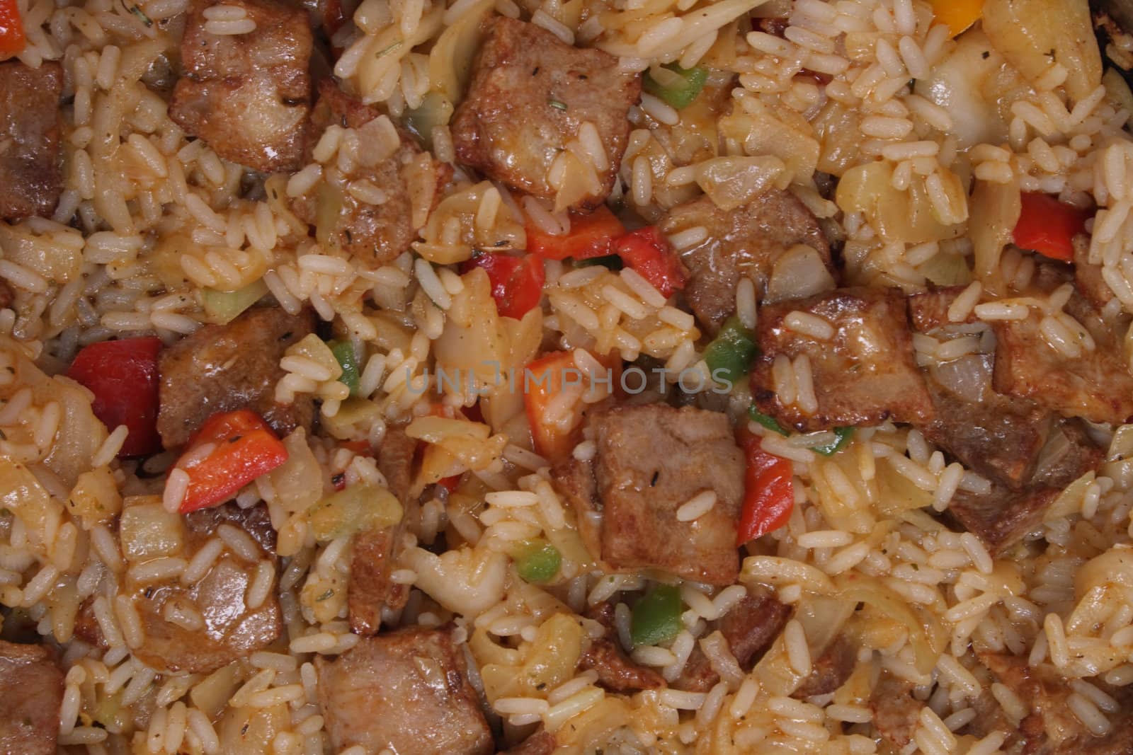 fresh meat and rice (chinnese food)  background