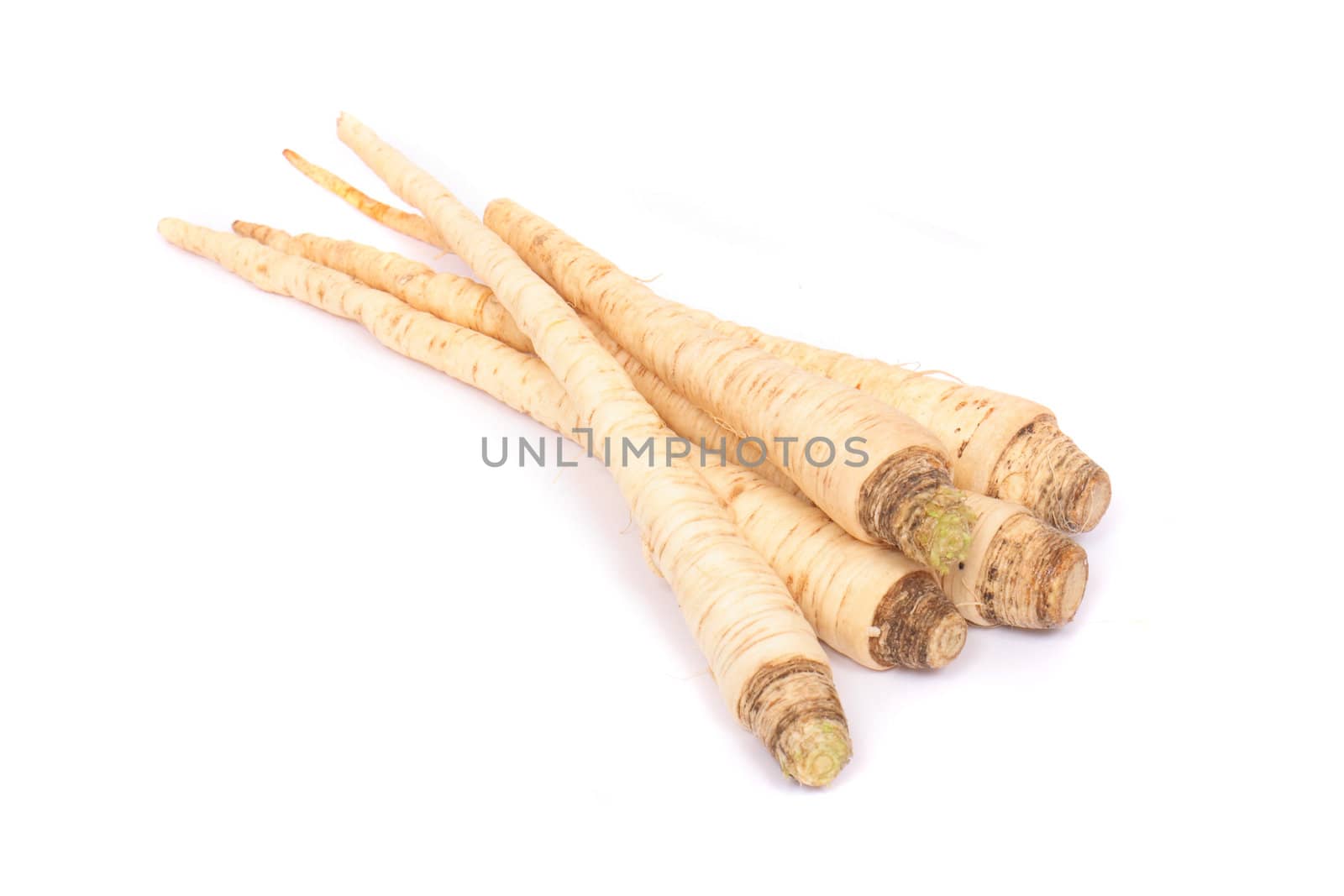 fresh vegetable (parsley) on the white background