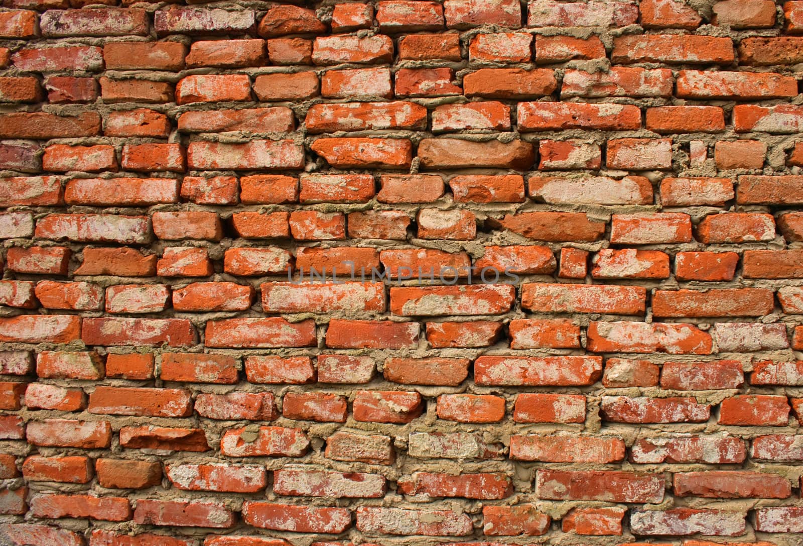 red brick wall texture from the old factory 