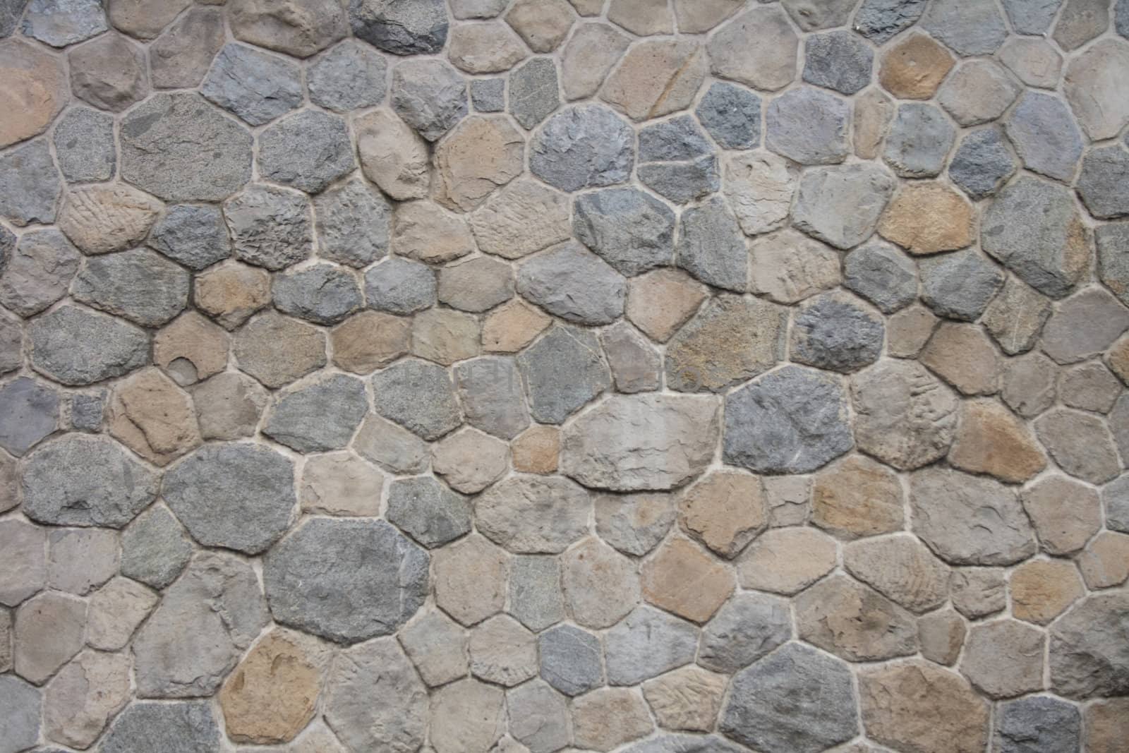 very nice wall from the natural stones 