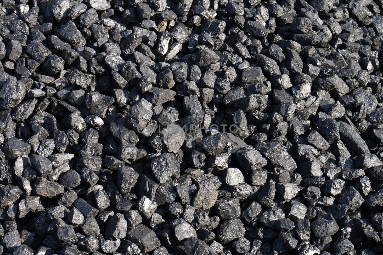 black coal background from the Ostrava mine