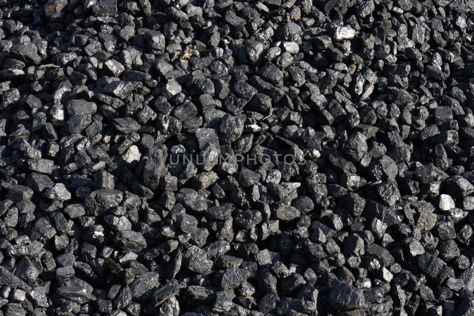 black coal background from the Ostrava mine