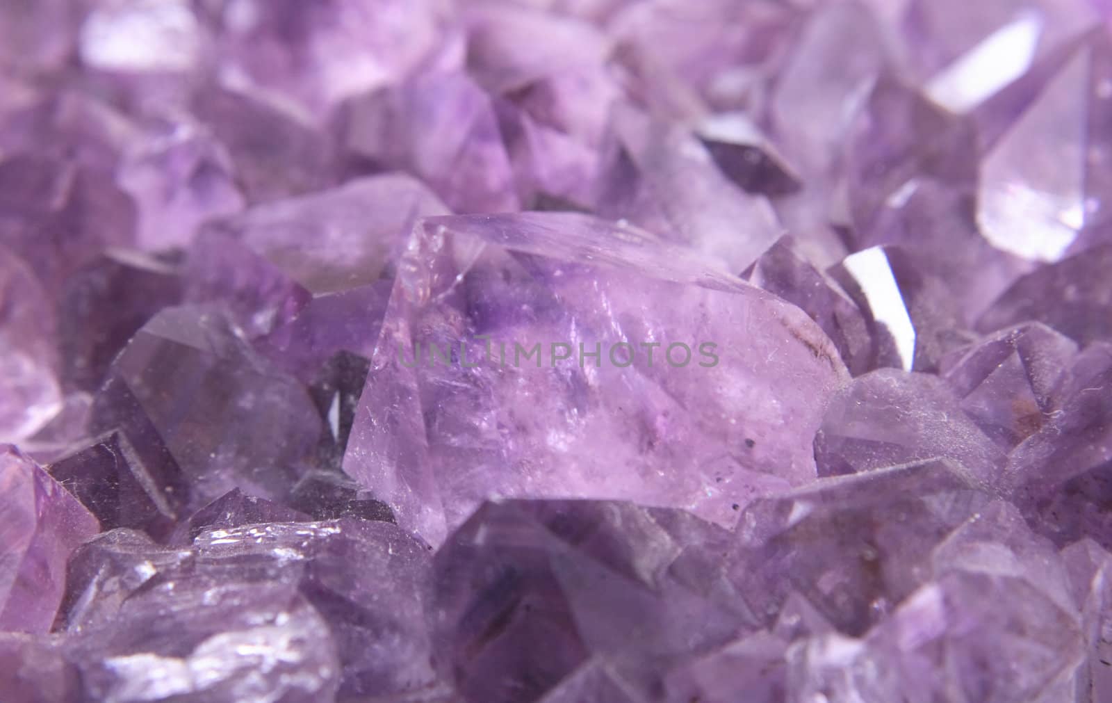 real amethyst background from the czech republic