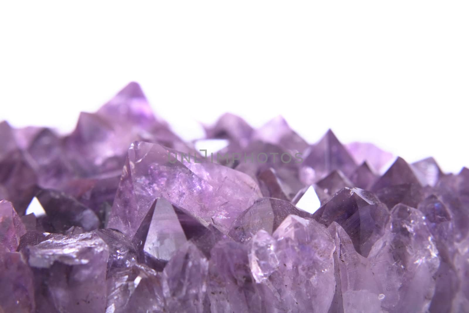 real amethyst background from the czech republic