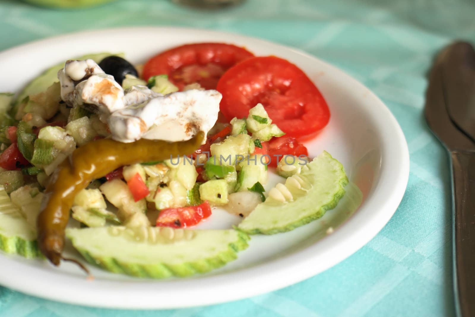 meat with vegetable from the tunisan hotel