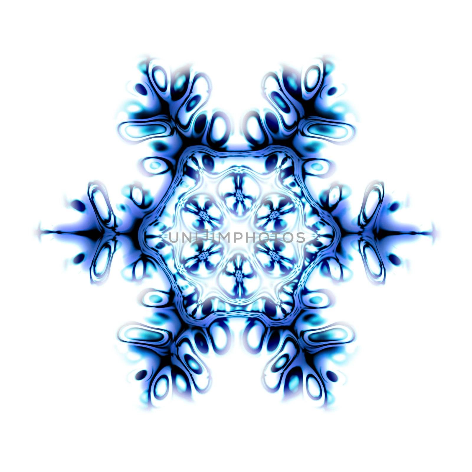 abstract snow background generated by the computer