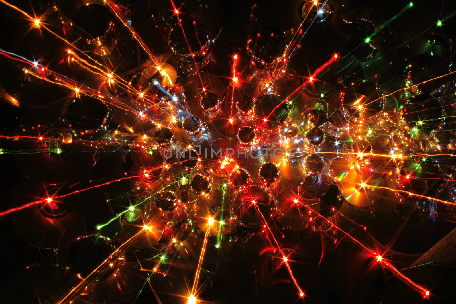 nice xmas background from the color lights