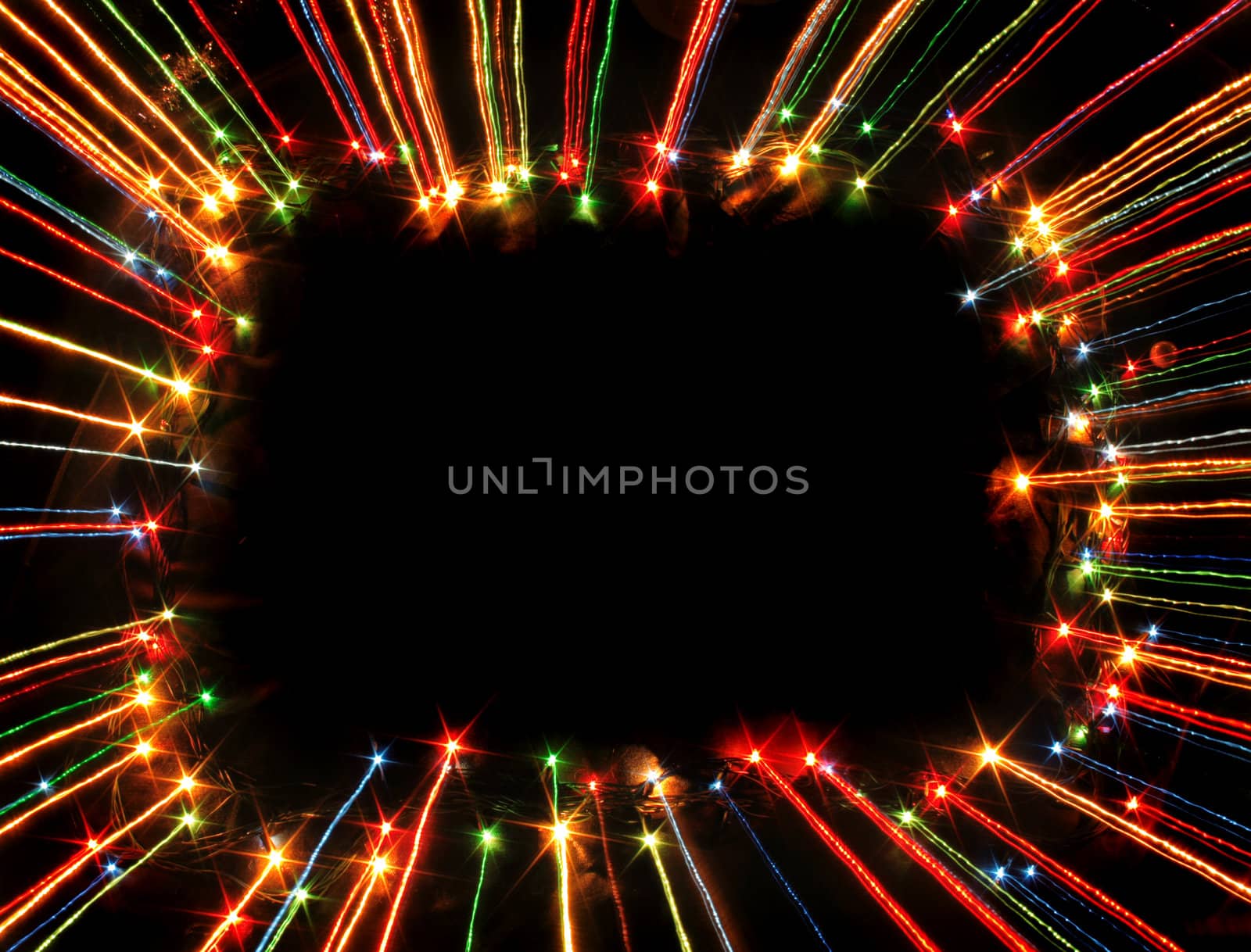 nice xmas frame from the color lights