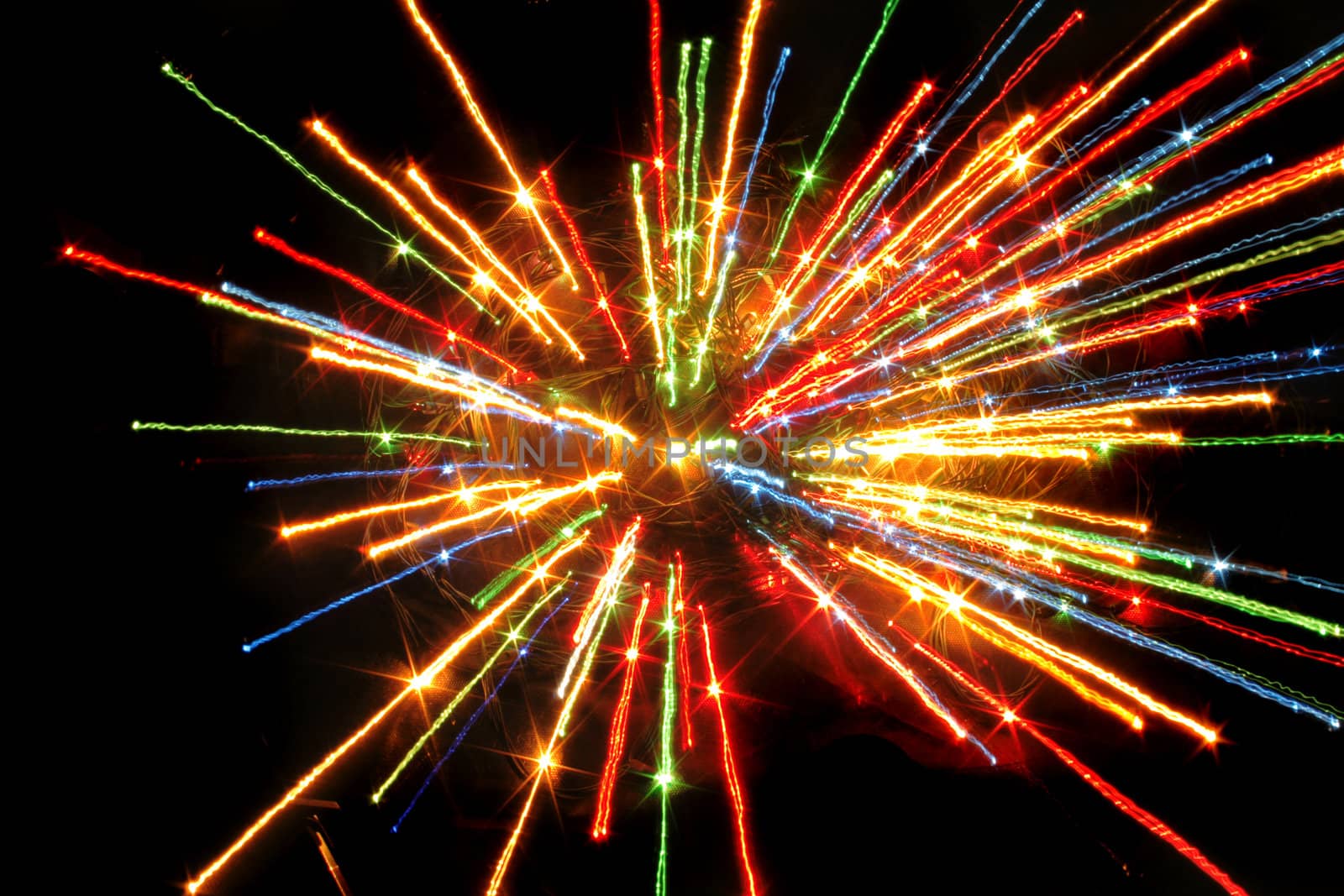nice xmas background from the color lights