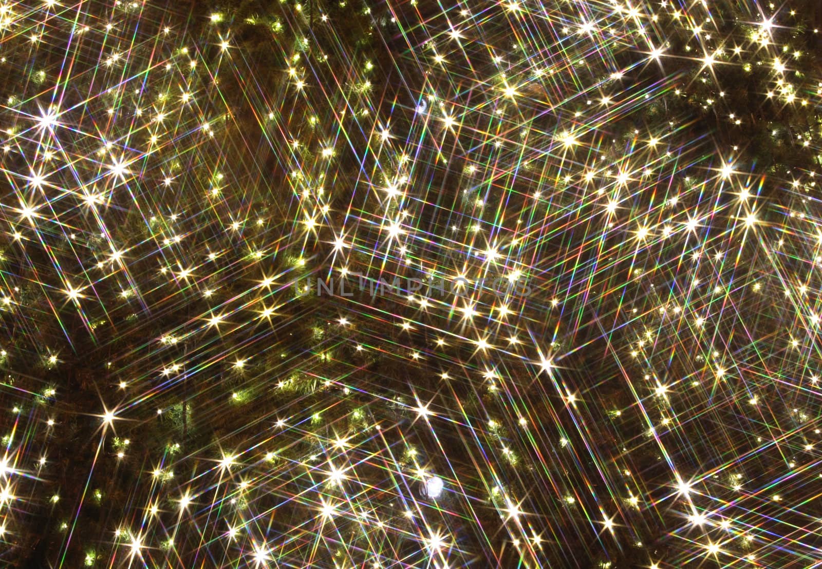 xmas background from the lights in the night