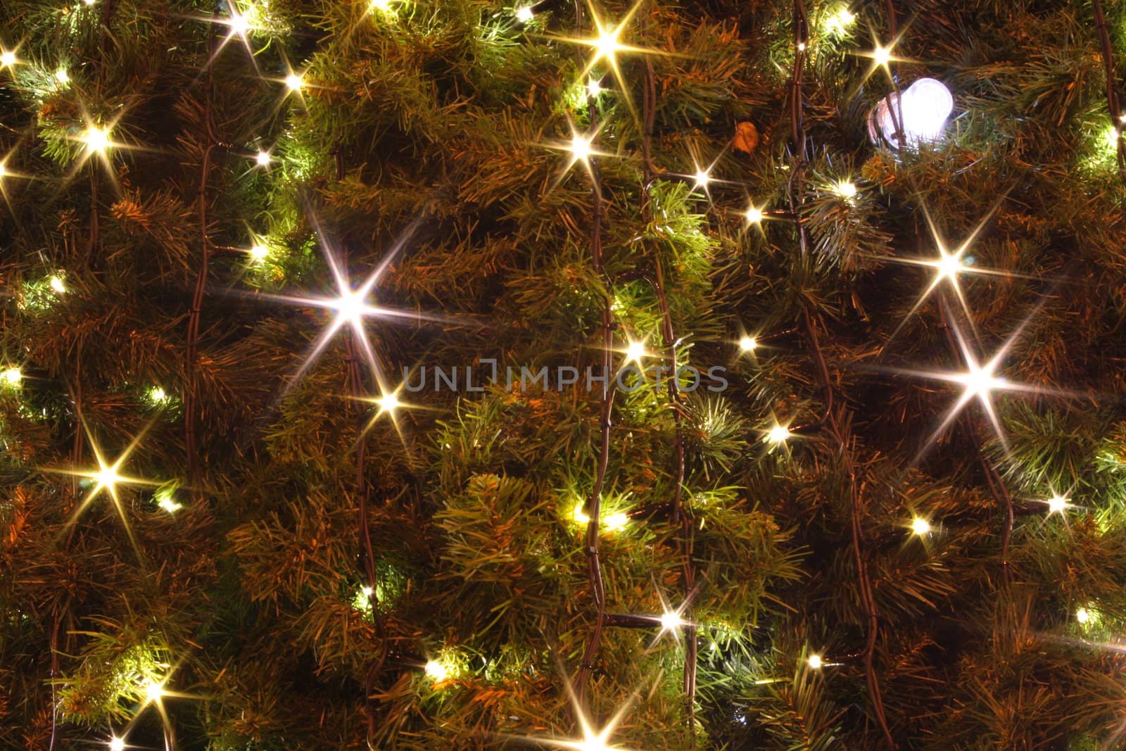 xmas background from the lights in the night