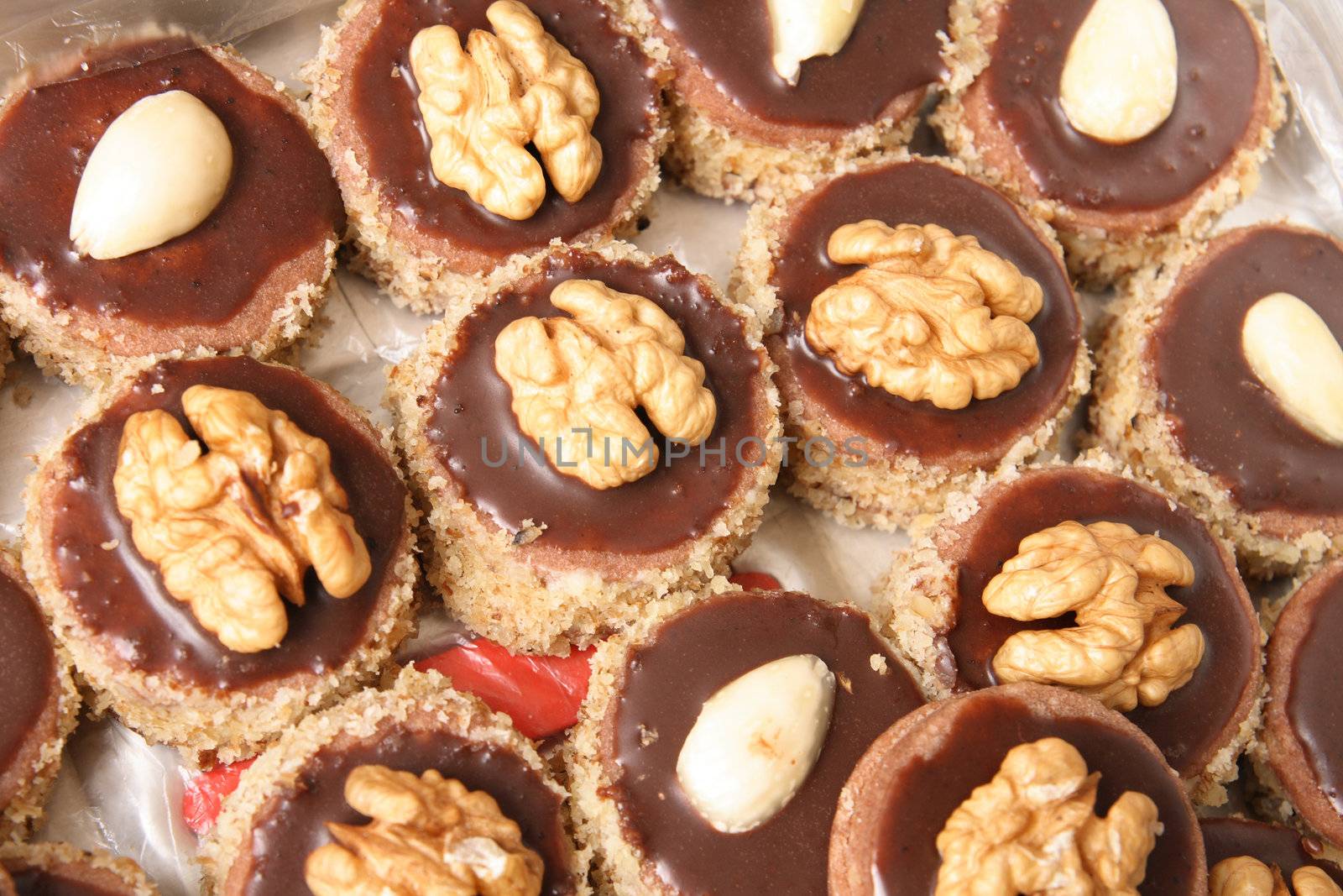 typical czech xmas cokies as nice food background