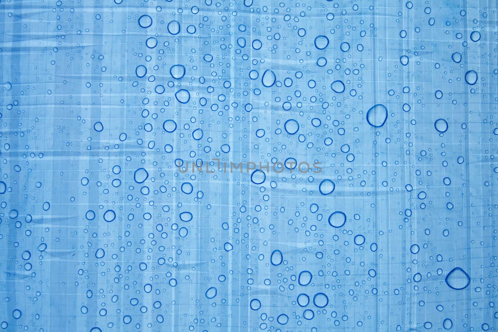 water drops background in the blue color 