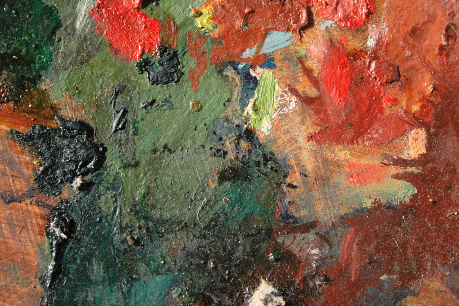 abstract muliticolor background from the old palette