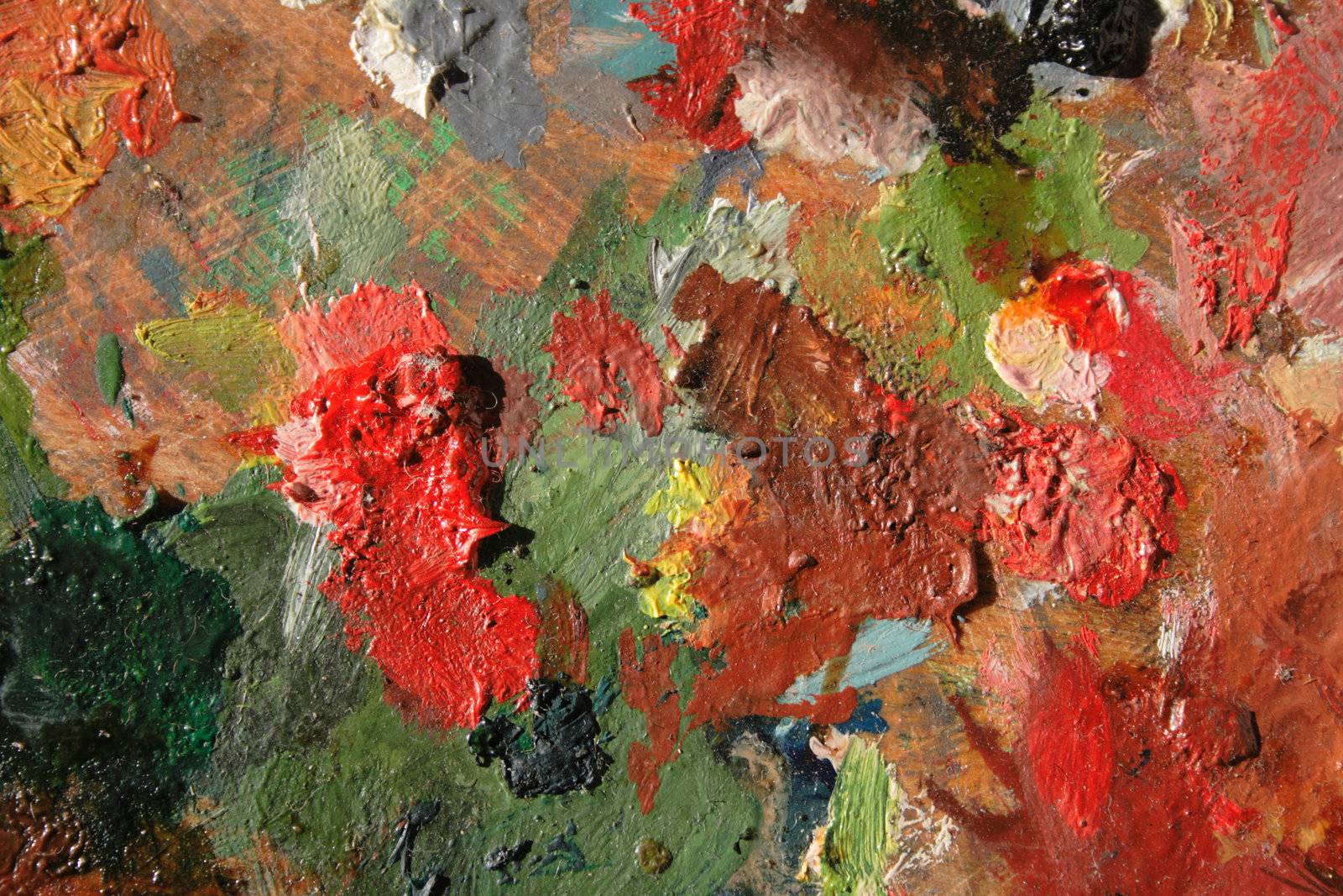 abstract muliticolor background from the old palette