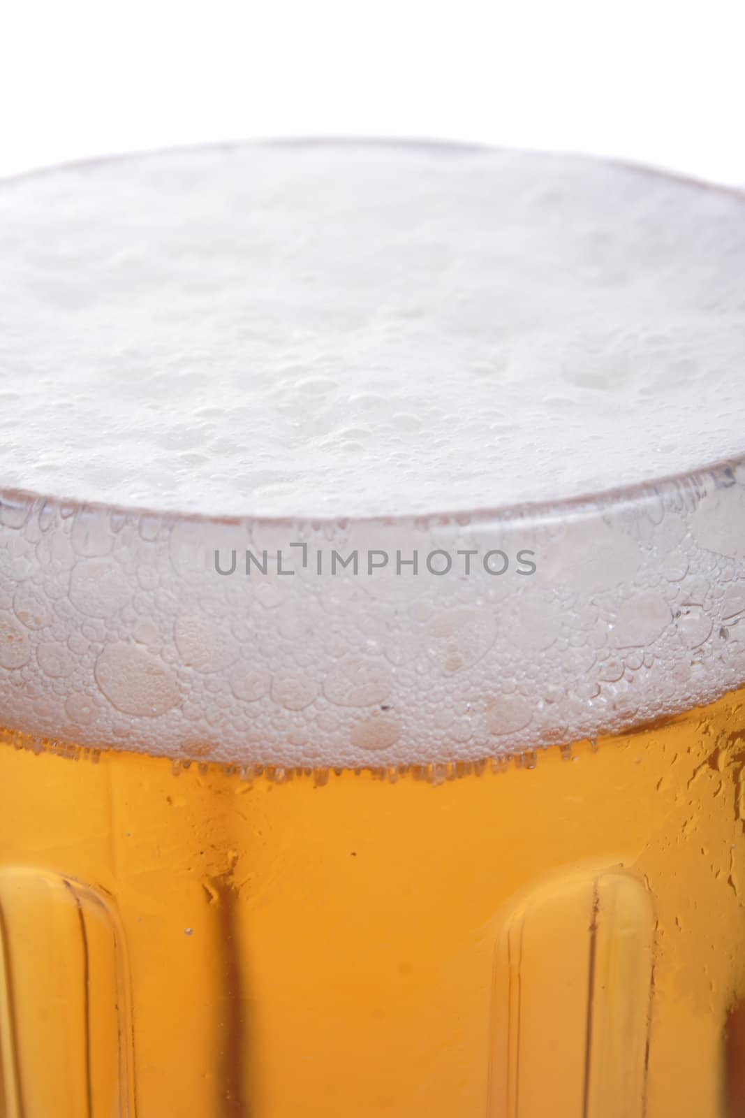  beer texture isolated on the white background