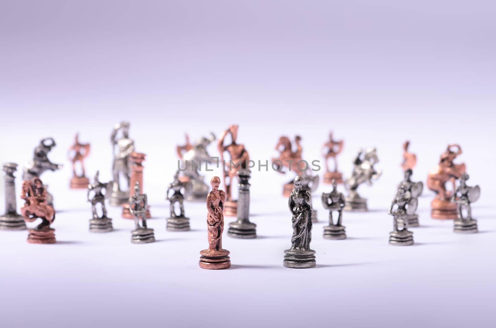 old exotic chees figures made from metal