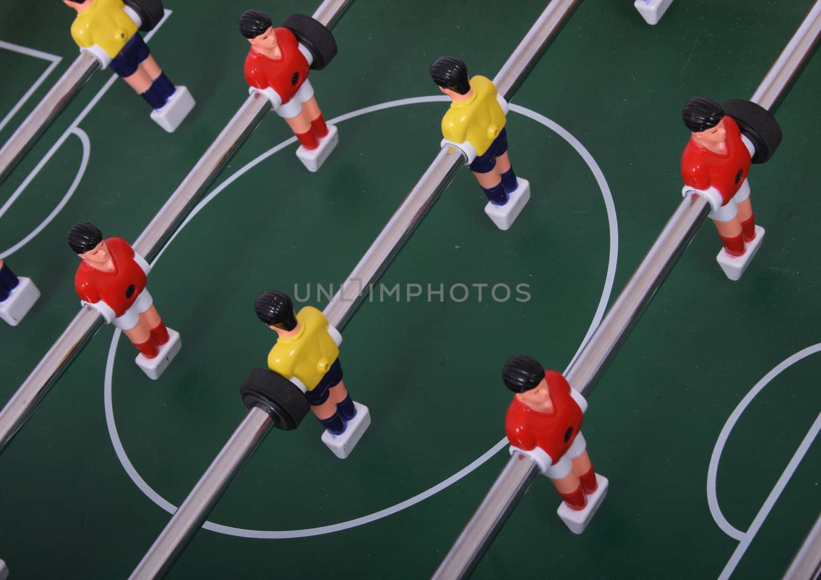  very nice green table soccer with players