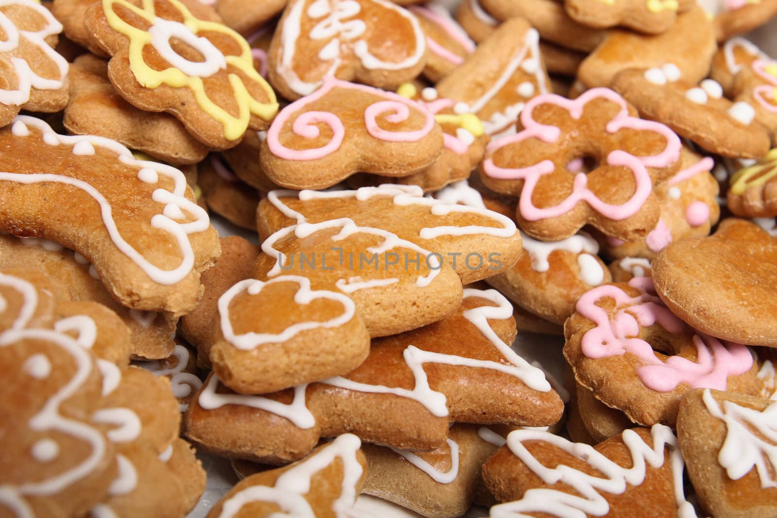 traditional sweet xmas cookies from czech republic