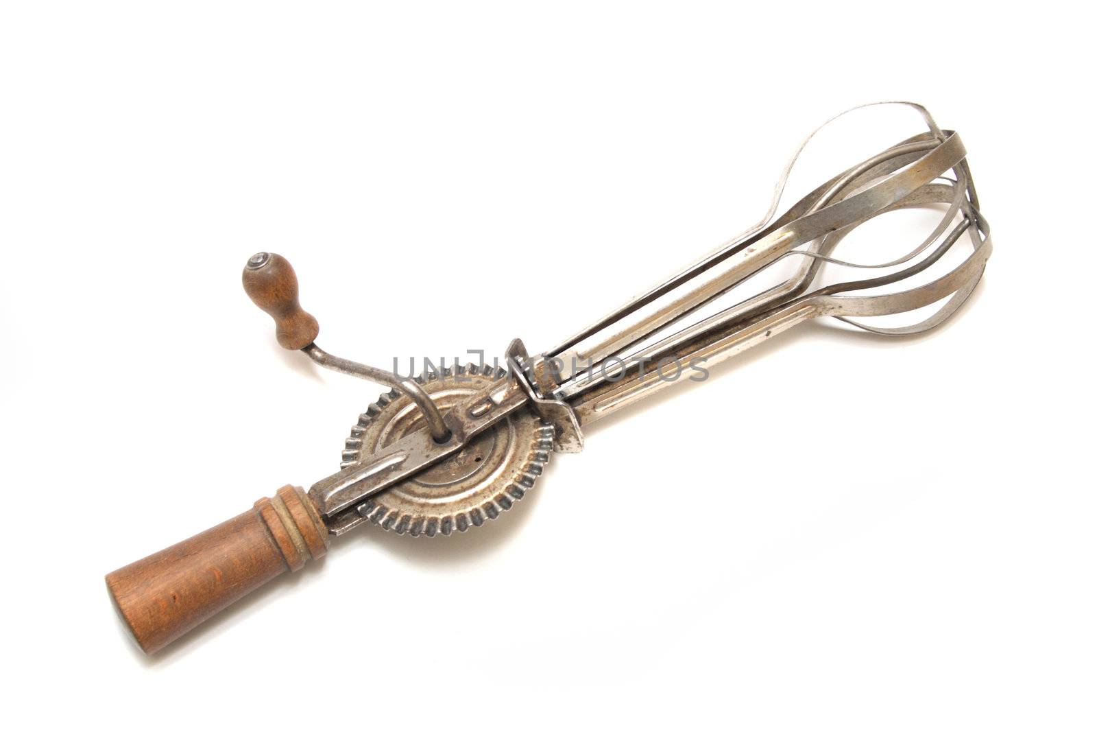 old mixer isolated on the white background