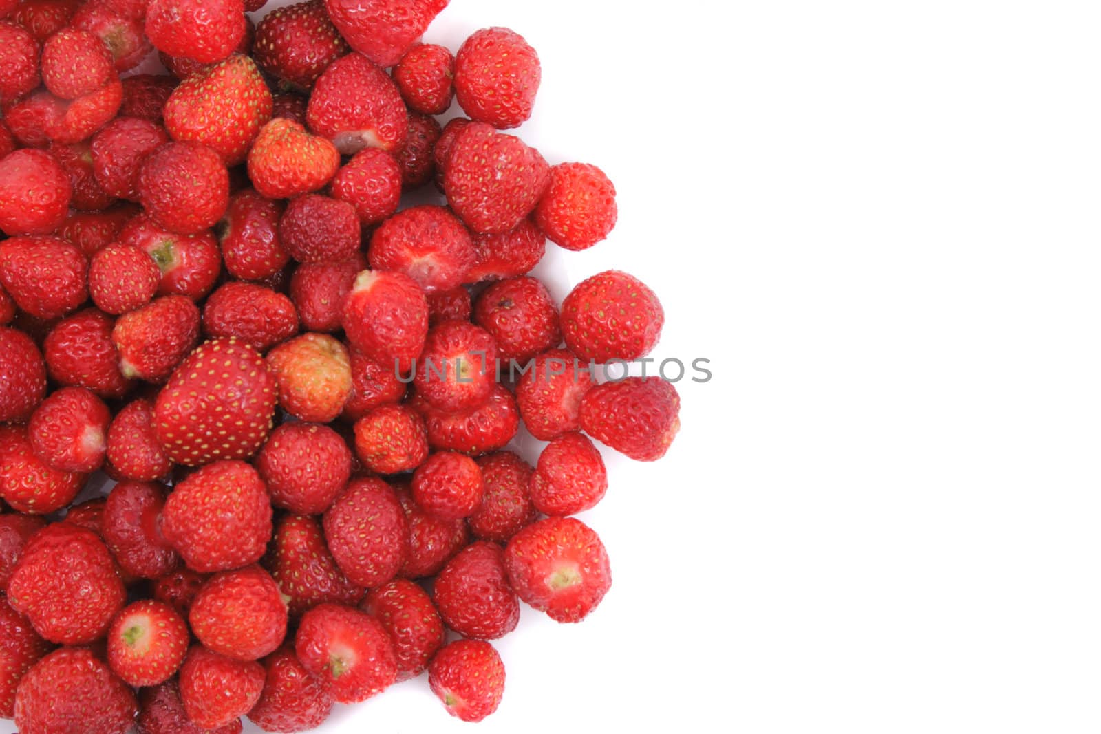 strawberries as very nice red natural food background