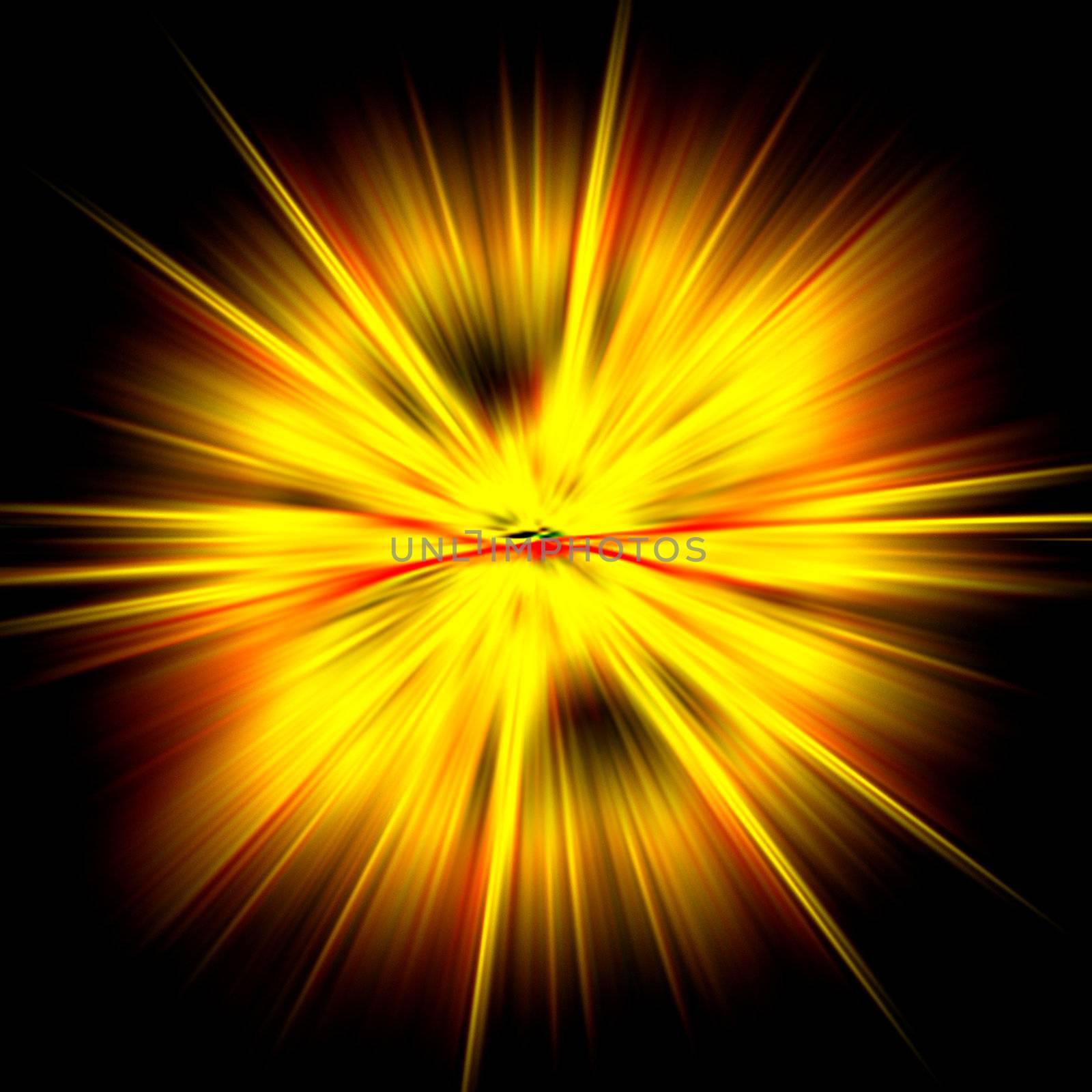 nice  explosion background generated by the computer 