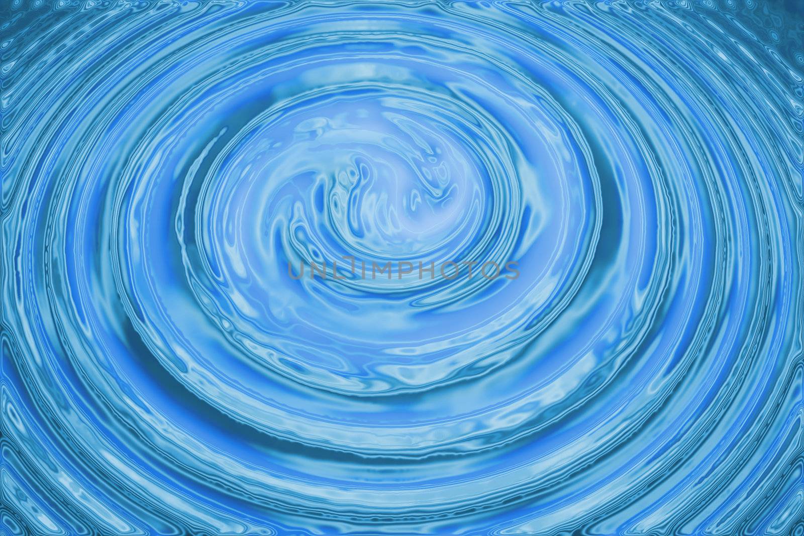 abstract water twirl generated by the computer 