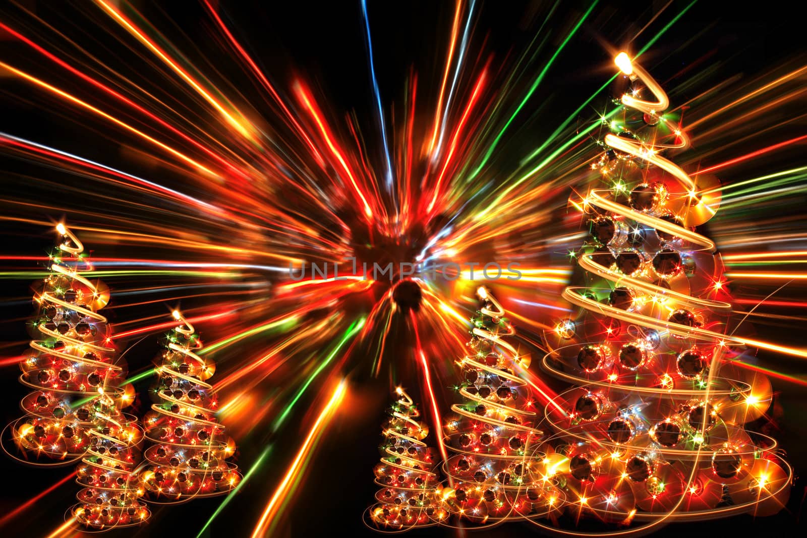 nice xmas background from the color lights