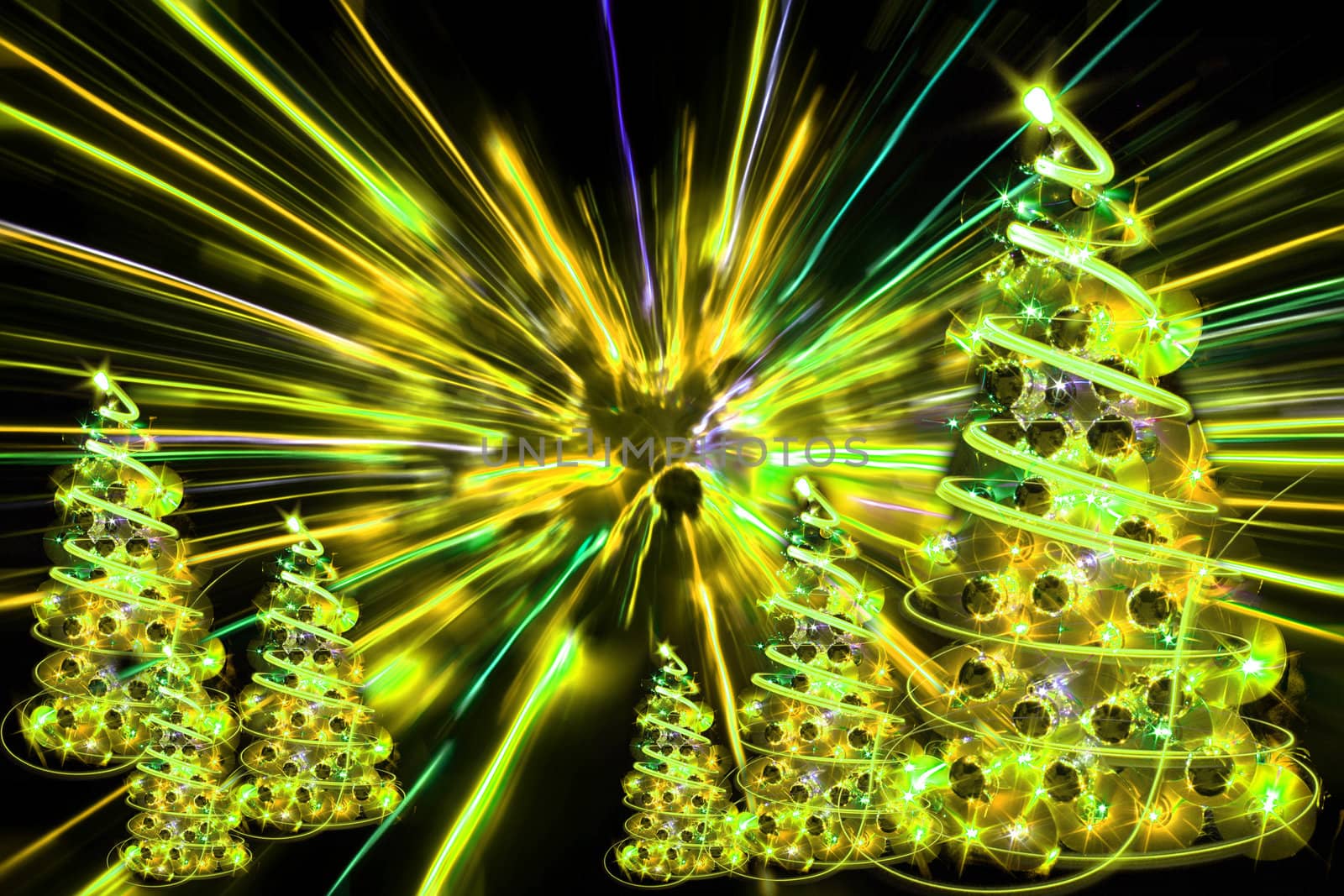 nice xmas background from the color lights