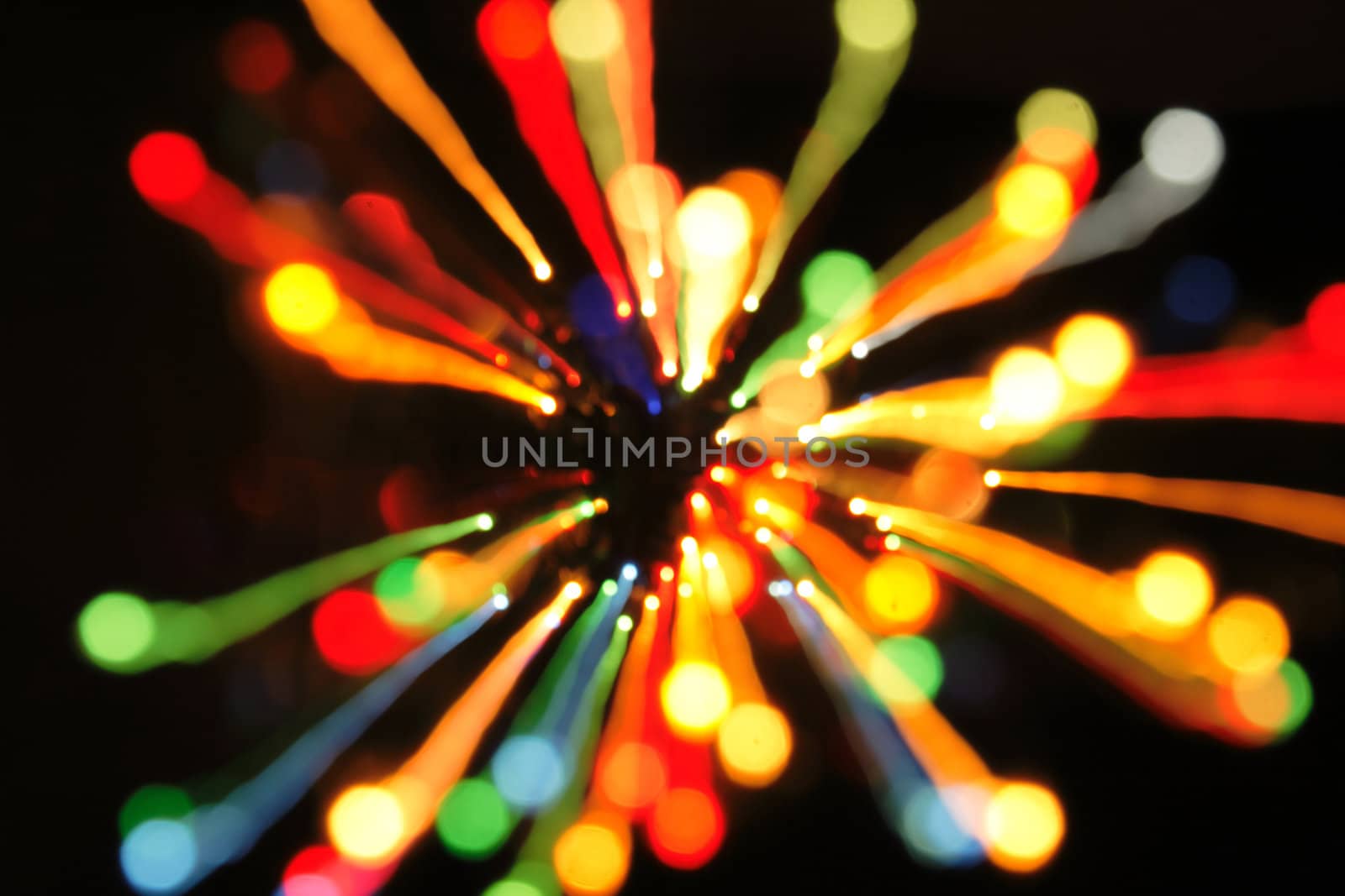 xmas atmosphere from the color lights as background