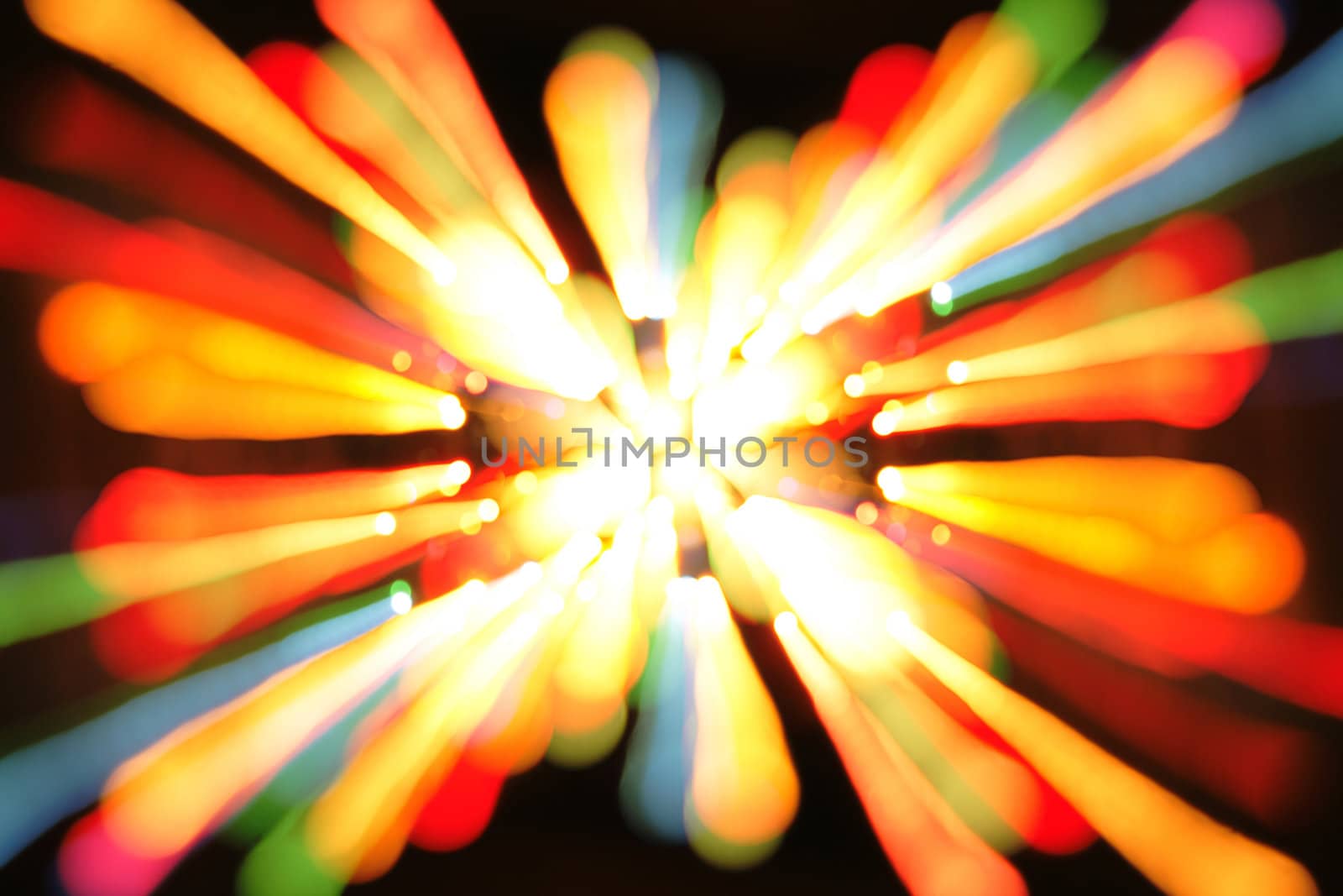 xmas atmosphere from the color lights as background