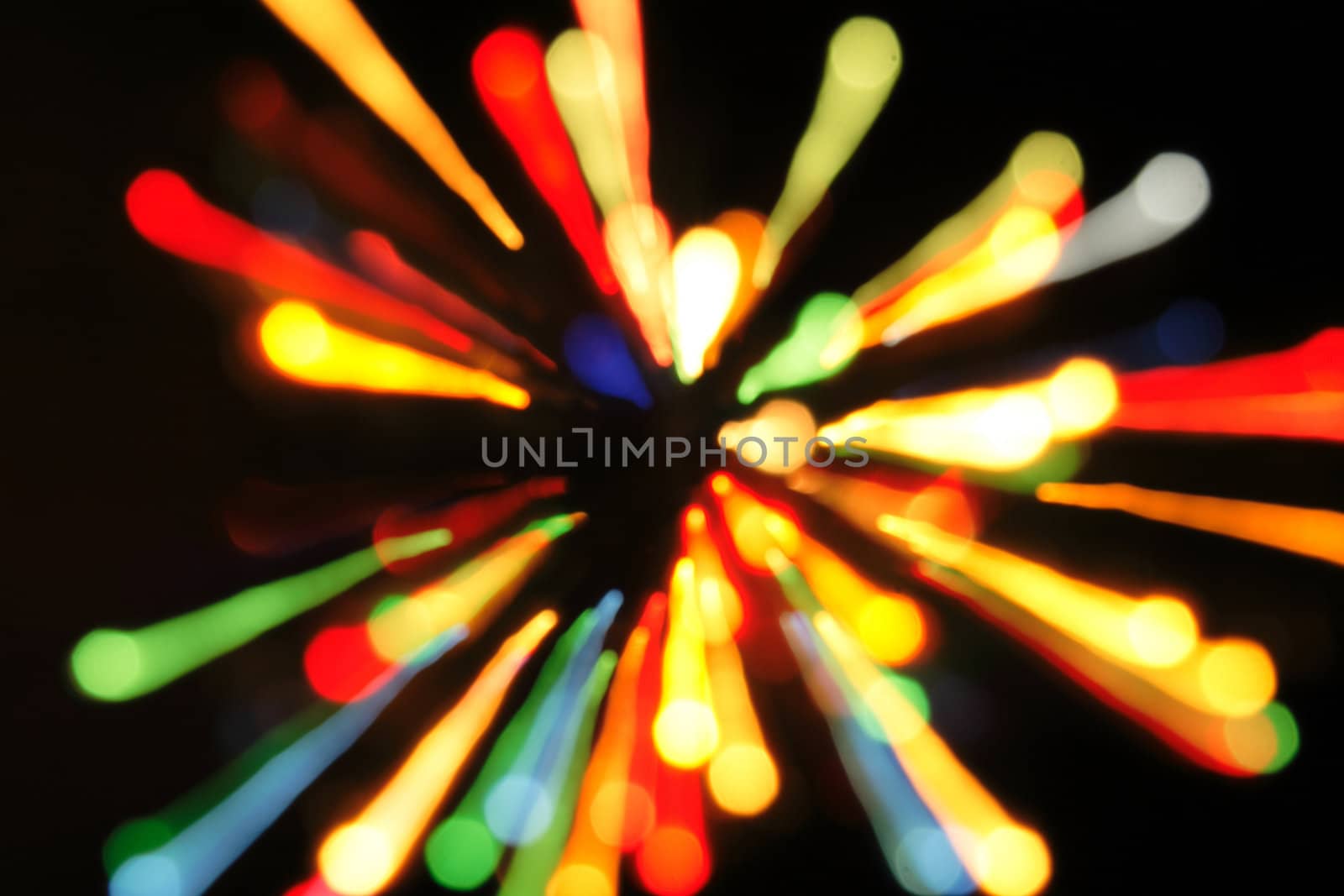 xmas atmosphere from the color lights as background