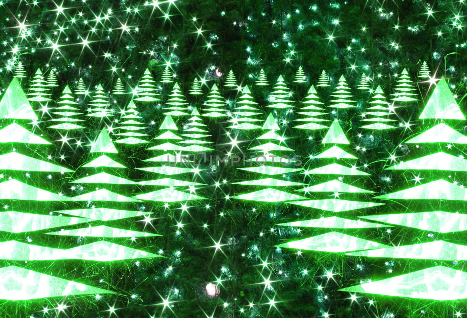 xmas background from the lights in the night