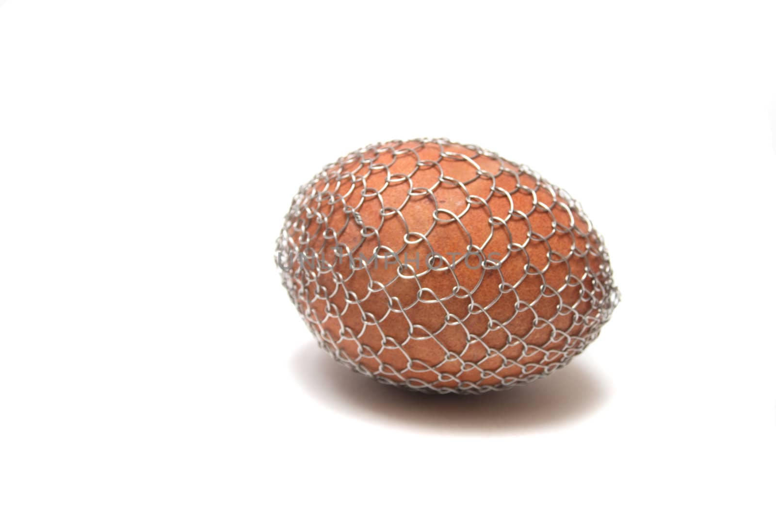 nice easter egg on the white background 