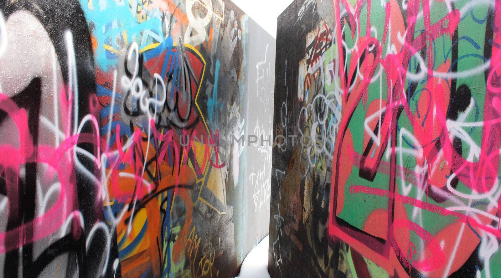street art from the city of ostrava from czech republic