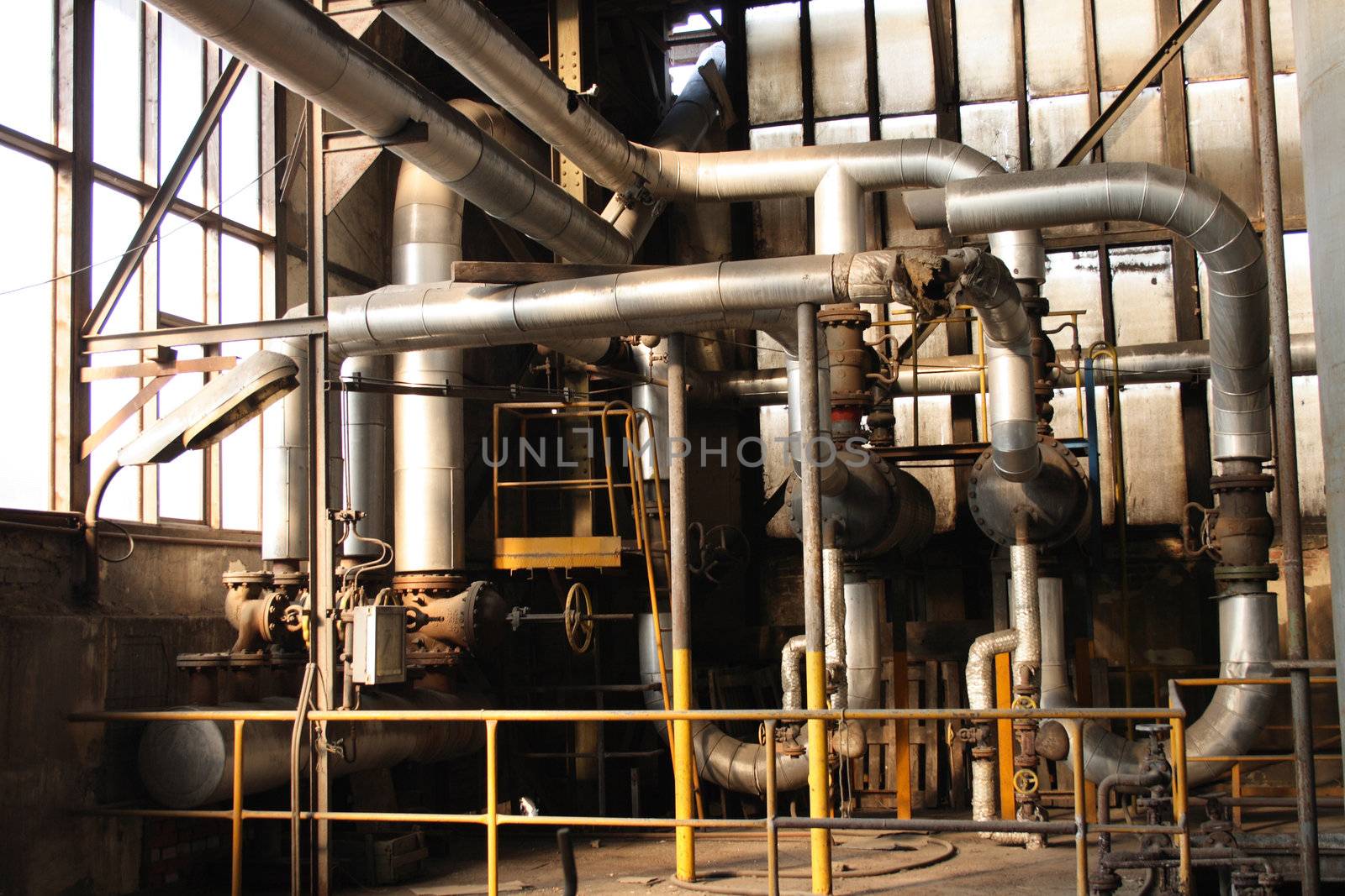 very nice steel background from the Ostrava city