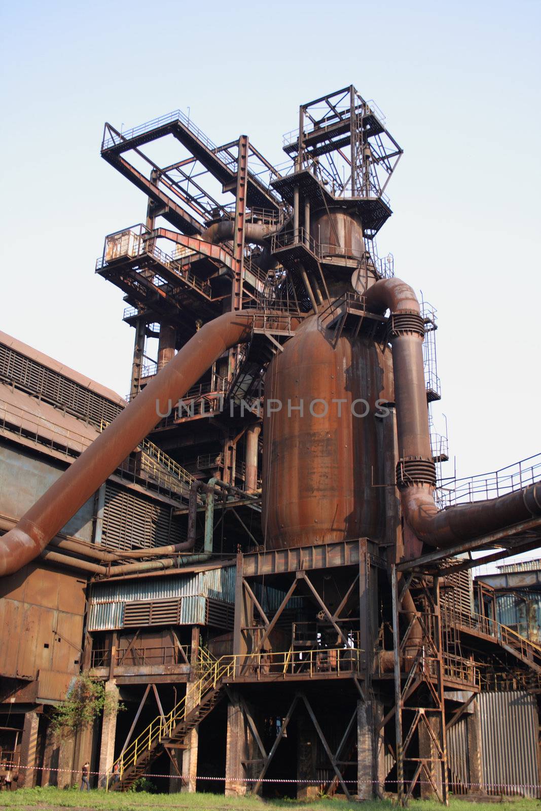 old steel tower from the city of ostrava