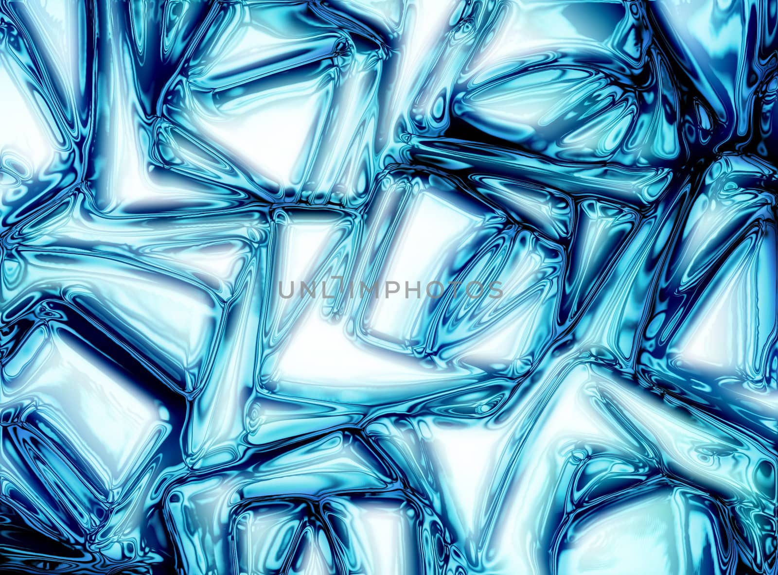 abstract ice background generated by the computer