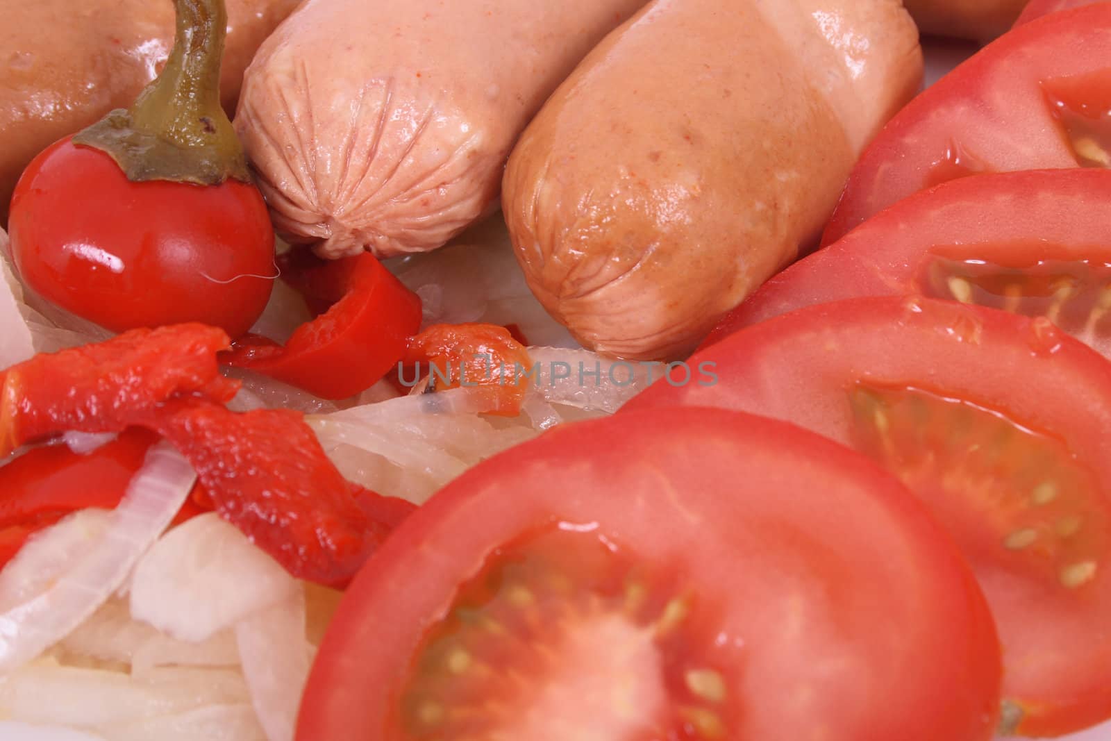 typical czech food after drink party named utopenci