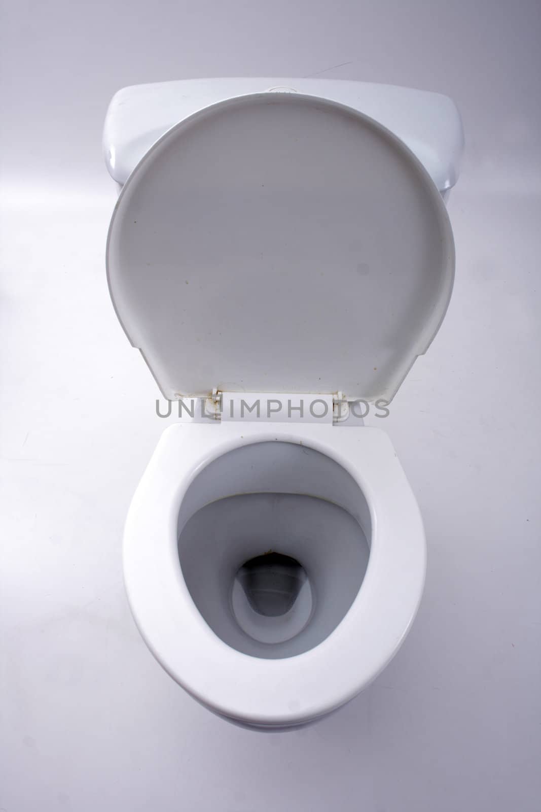 old toilet isolated on the white background