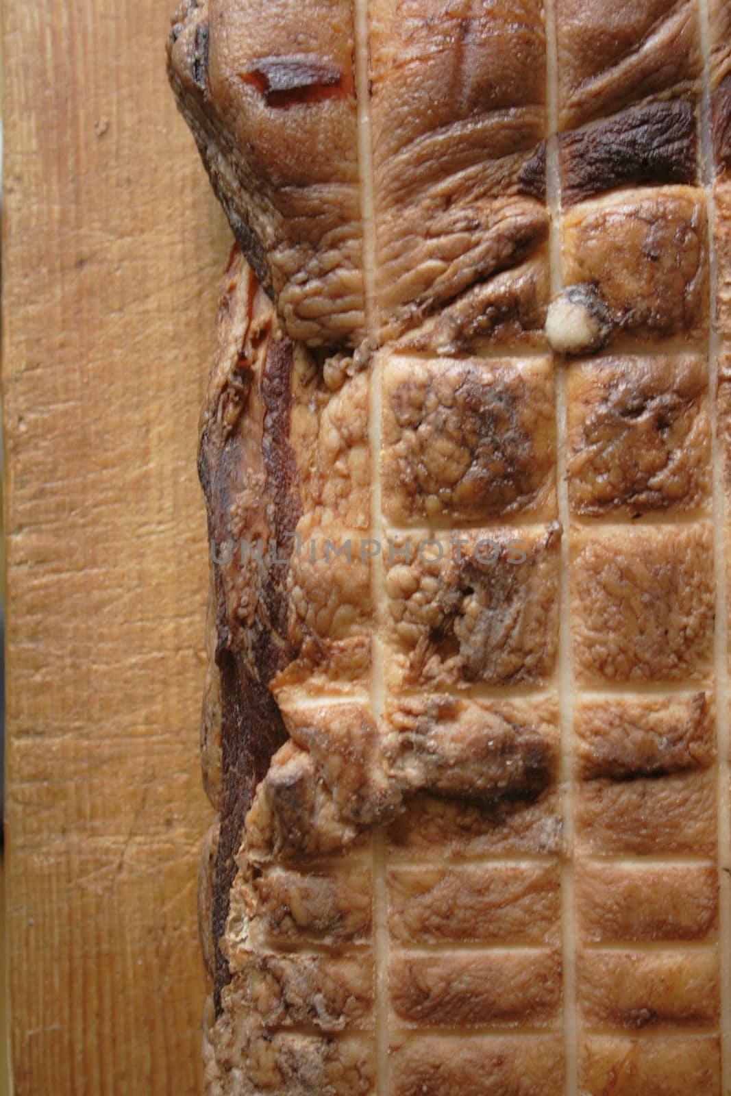 pig smoked meat as nice food background