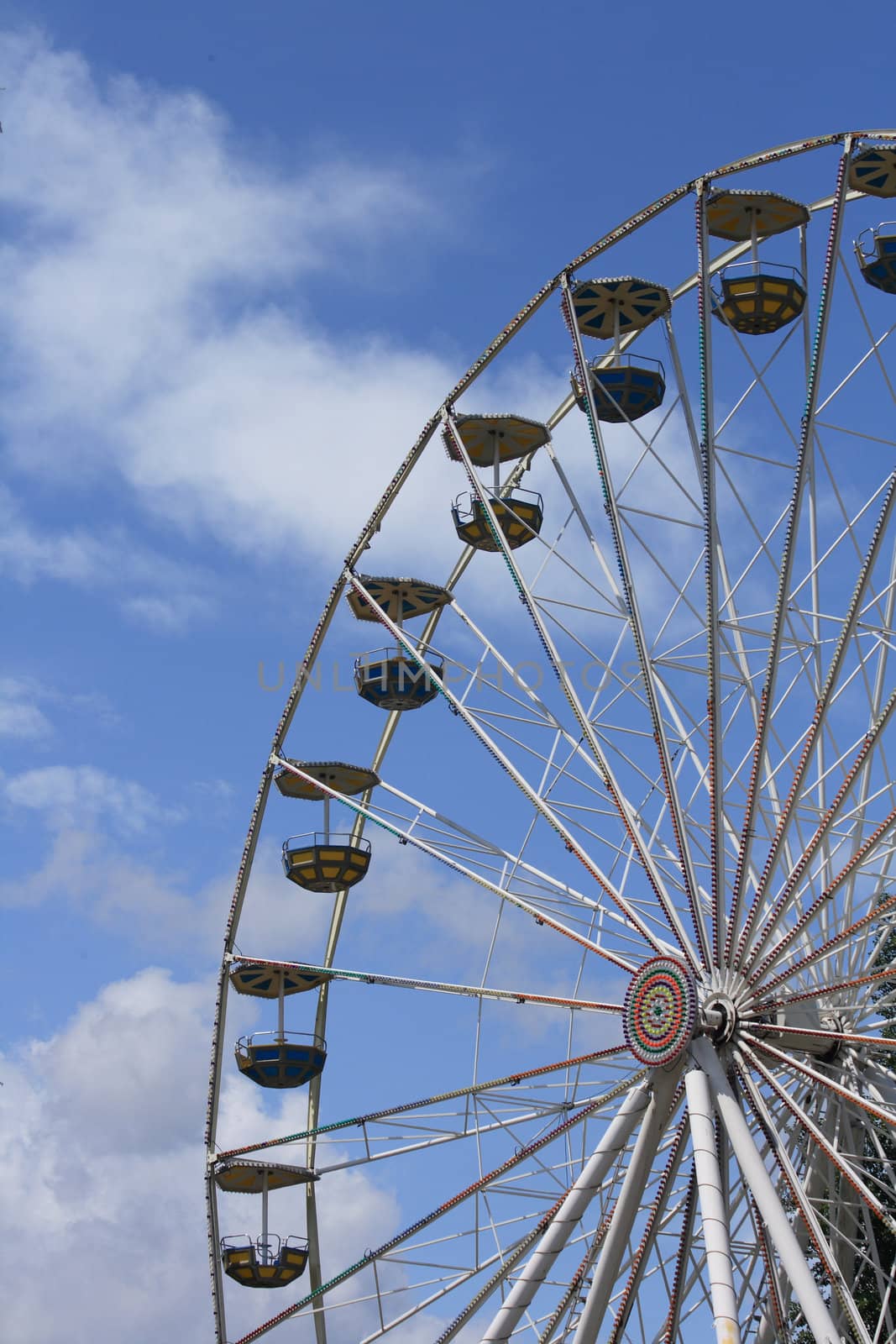 very nice carousel and blue sky in the Prague 