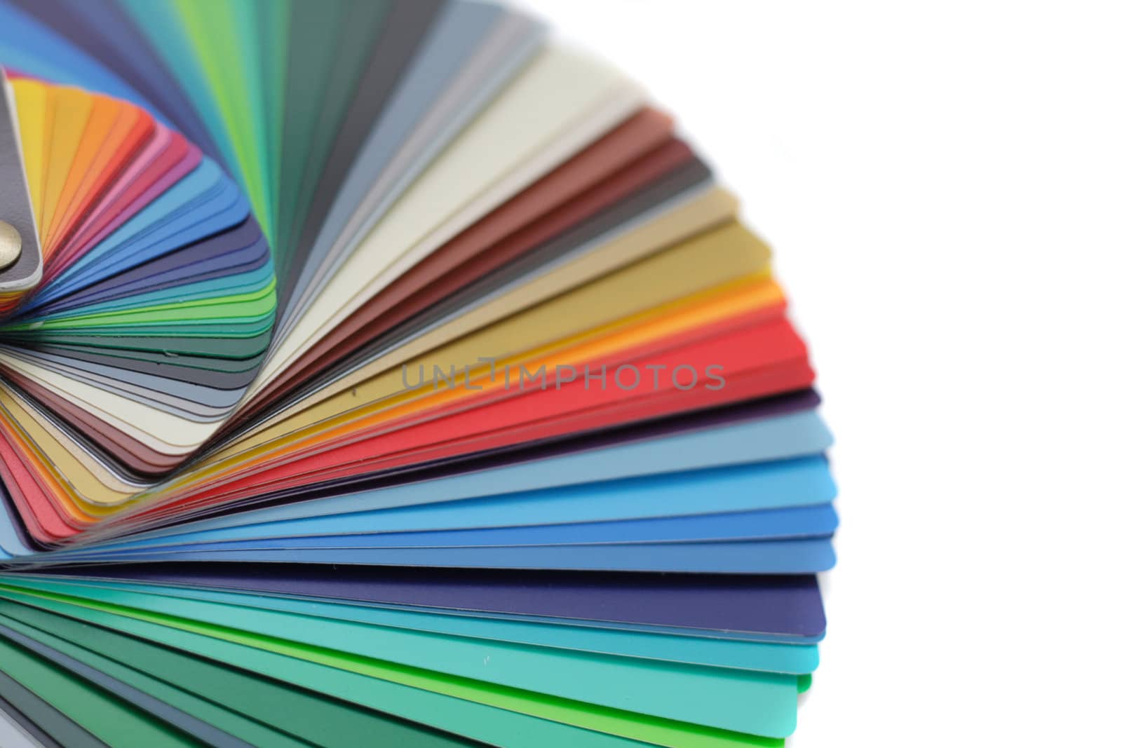 color palette isolated on the white background