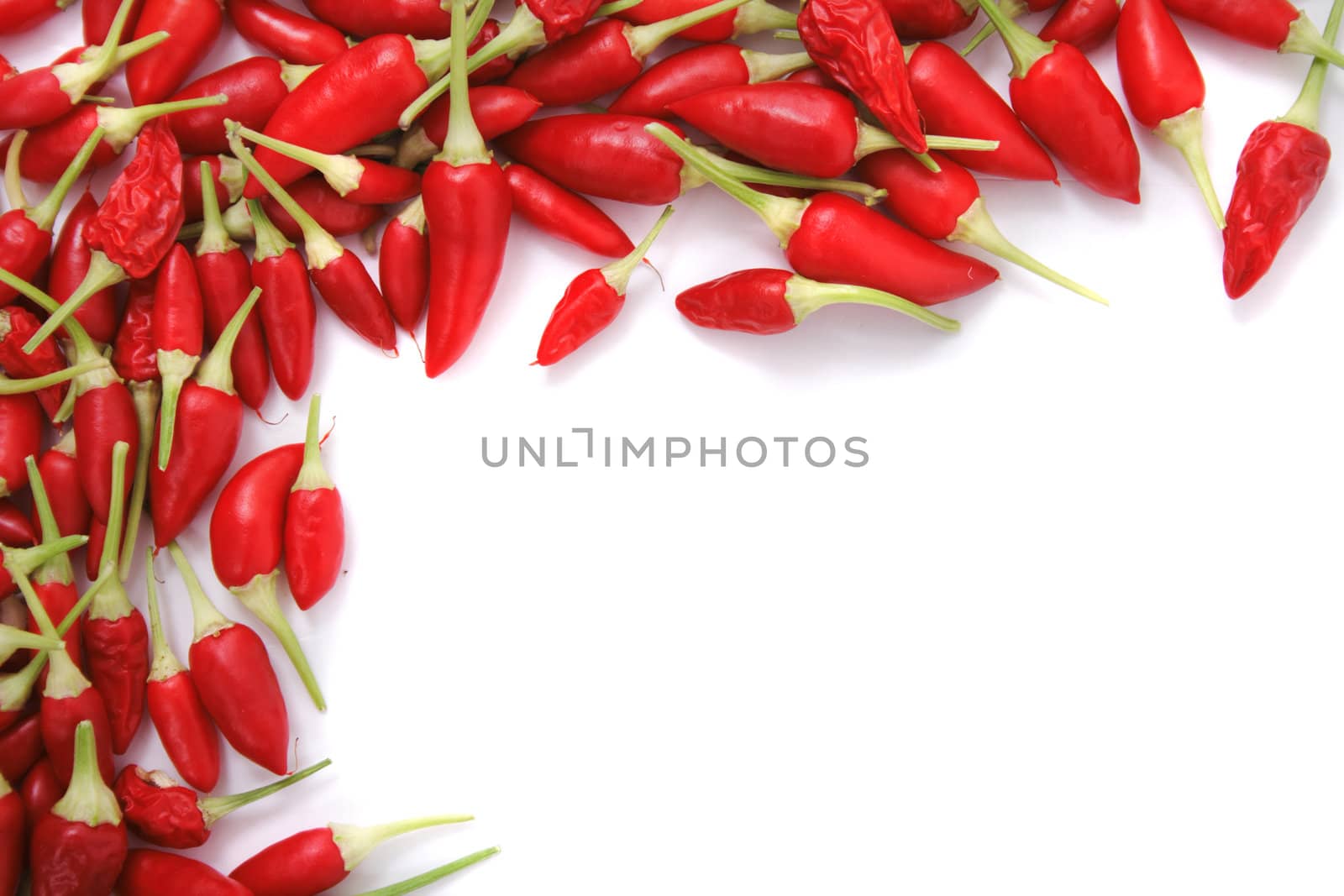 very nice spice background from the chili 