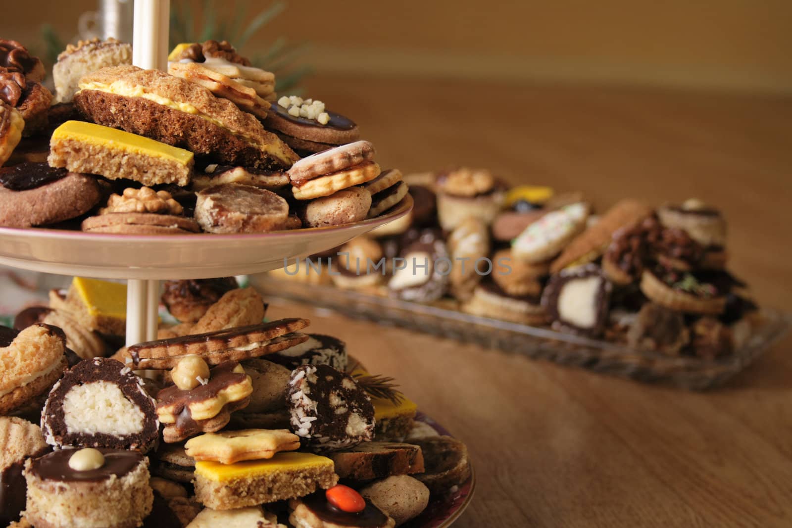 traditional christmas handmade cookies from czech republic