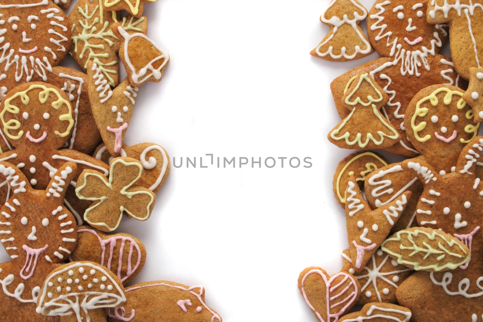 traditional christmas handmade cookies from czech republic