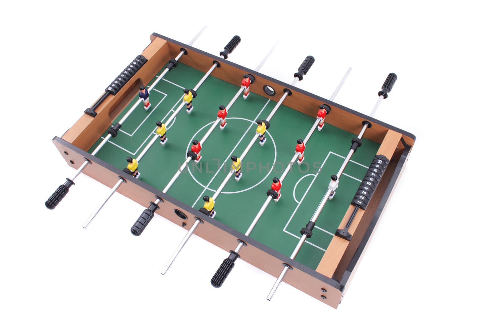 soccer game isolated on the white background